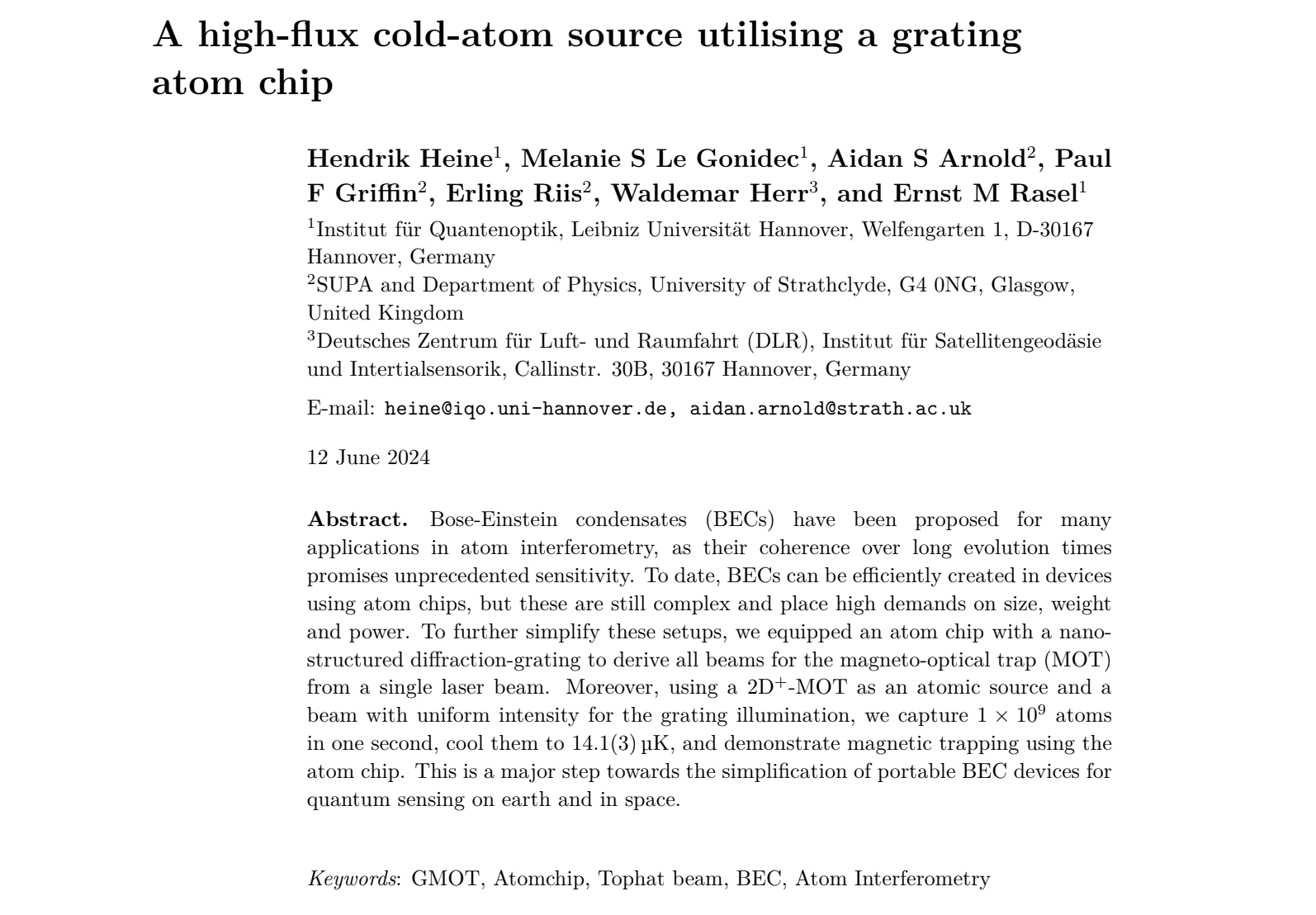 Our paper - and part of it: My Master's thesis